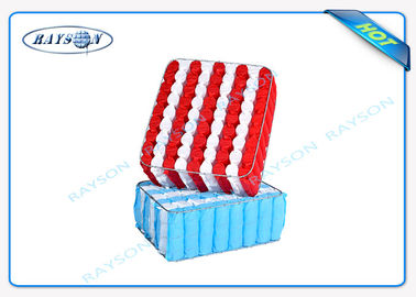 100% สลายตัว PP Spunbond ไม่ทอผ้าสีแดงและดำในม้วน