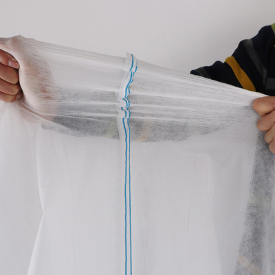 ย้อมผ้าลายเกษตร Non Woven Cover Virgin Spnbond Macro Tunel กว้าง 6.4m